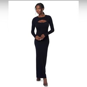 Edited by Remi Bader Women's Cutout Black Dress, Size 1X, NWOT